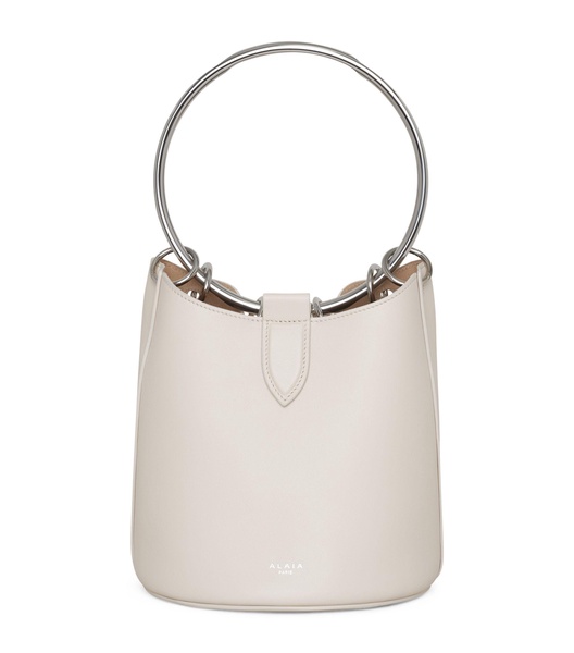 Medium Leather Ring Bucket Bag