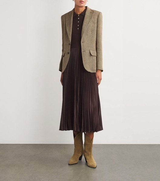 Wool-Silk-Cashmere Midi Dress