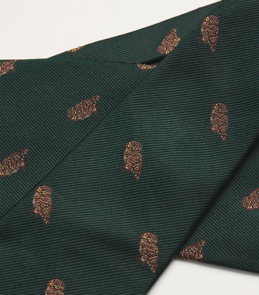 Silk Owl Tie 