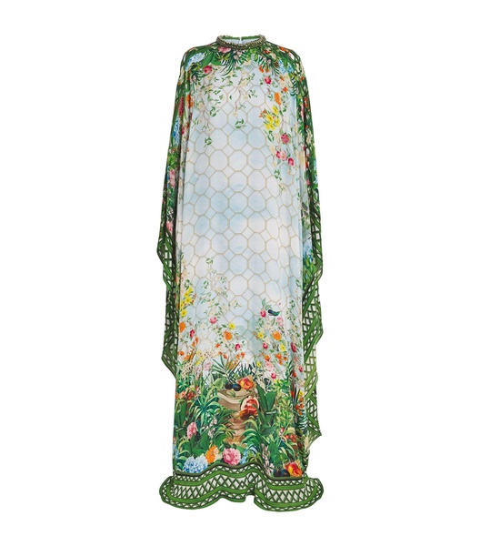 Silk Taylor Kaftan Dress