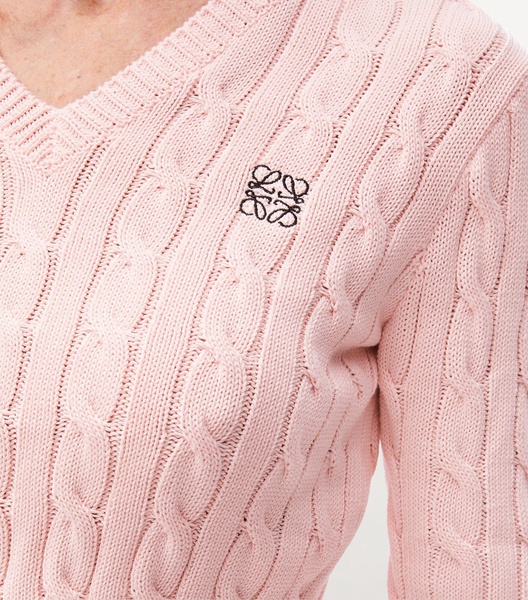 Cotton Cable-Knit Sweater