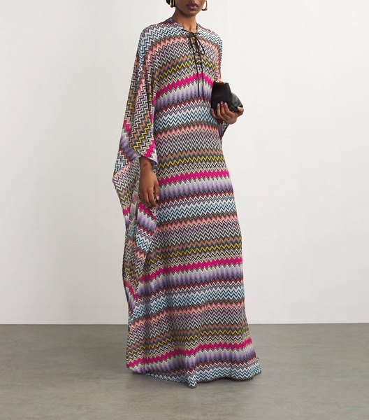 Striped Maxi Kaftan 