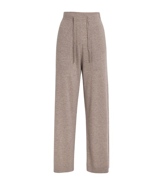 Cashmere Wide-Leg Sweatpants