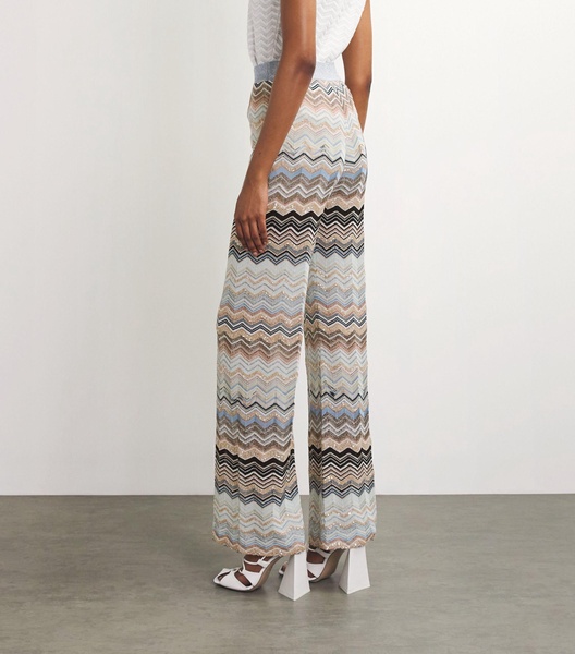 Chevron-Knit Trousers