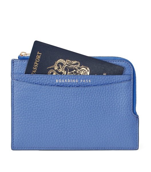 Leather Zipped Travel Wallet