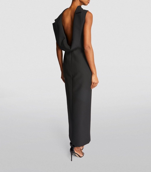 Scoop-Back Maxi Dress