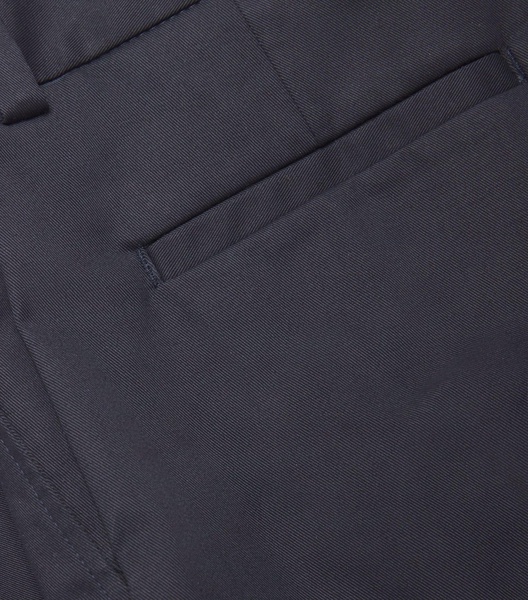 Cotton Canvas Straight Chinos