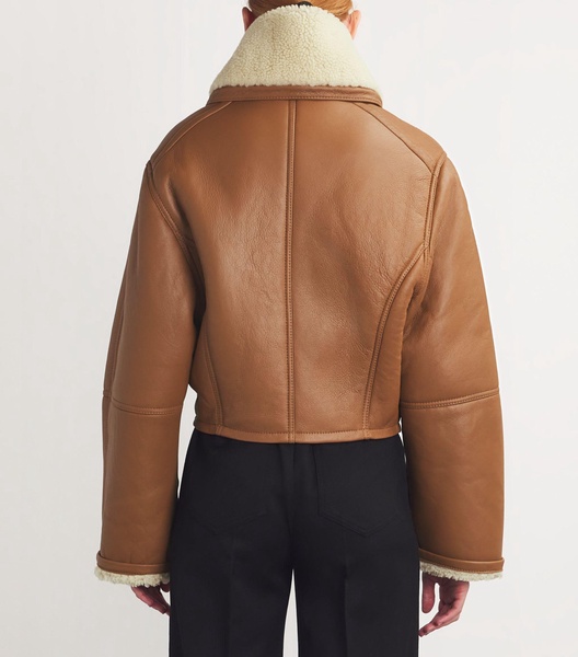 Leather-Shearling Jacket