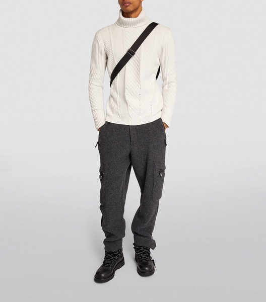 Wool-Cashmere Rollneck Sweater