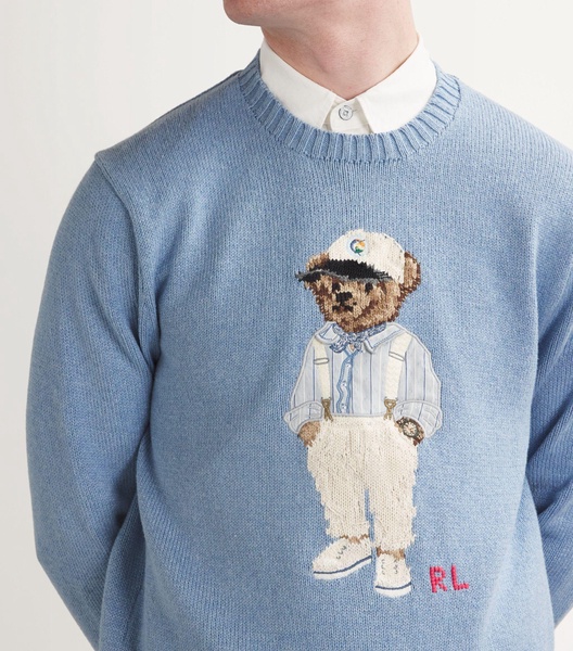 Cotton Polo Bear Sweater