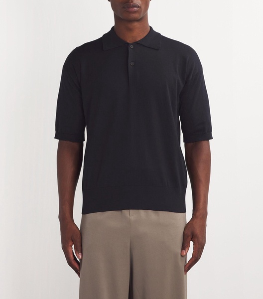 Tiago Cotton-Cashmere Polo Shirt 