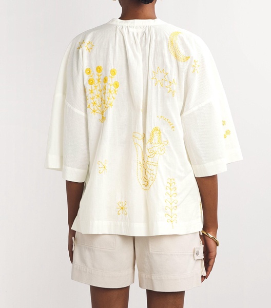 Cotton Embroidered Shirt