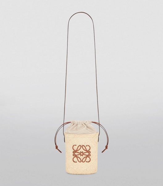 x Paula’s Ibiza Straw Bucket Bag