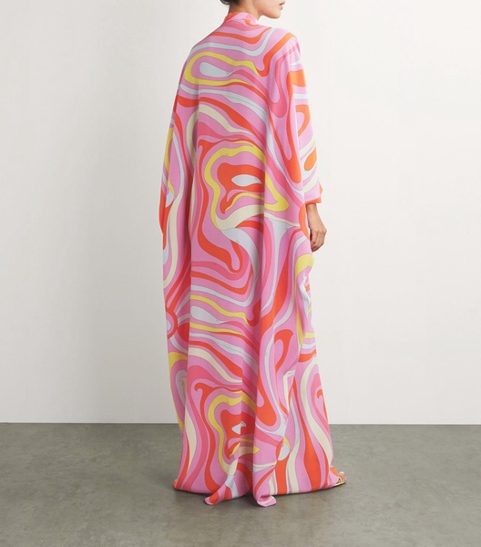 Silk Printed Kaftan