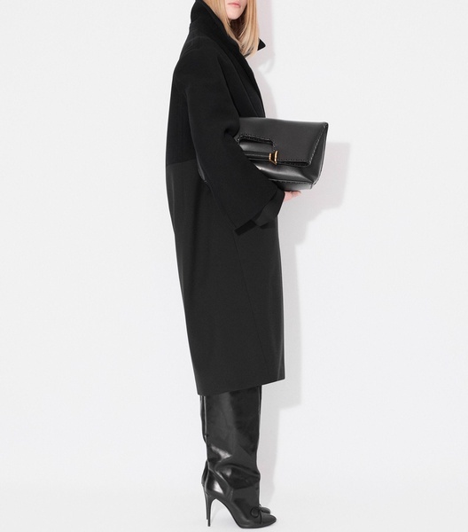 Stretch-Virgin Wool Coat 