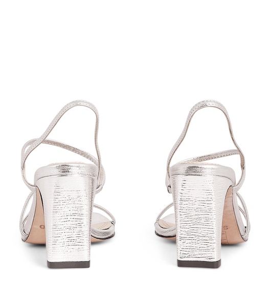 Metallic Leather Sandals 70 