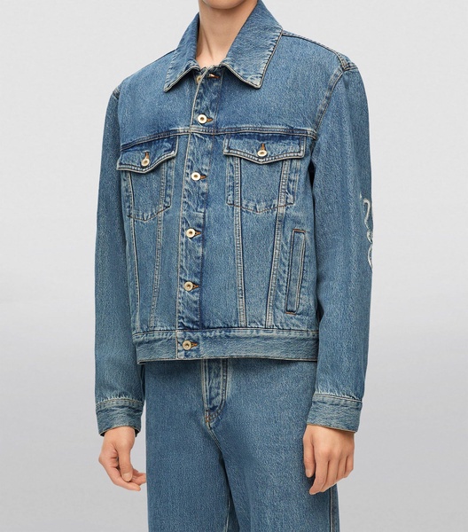 Anagram Patch Denim Jacket