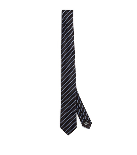 Mulberry Silk Stripe Jacquard Tie