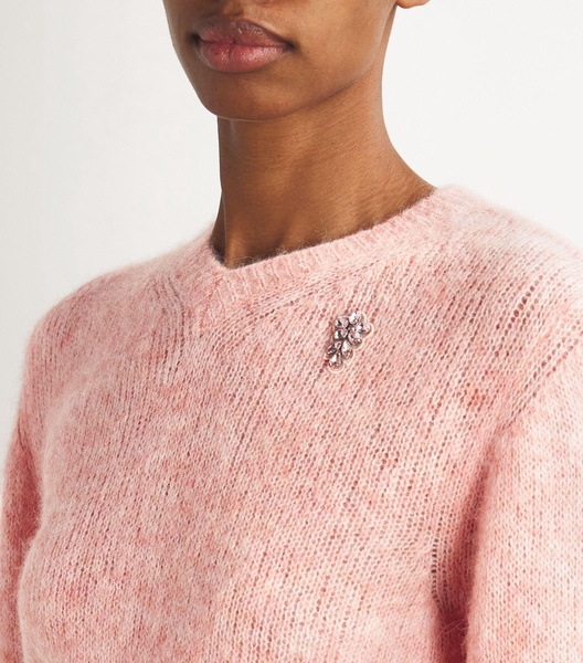 Alpaca-Blend V-Neck Sweater 