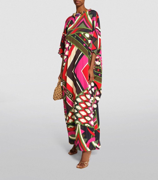 Embellished Printed Kaftan 