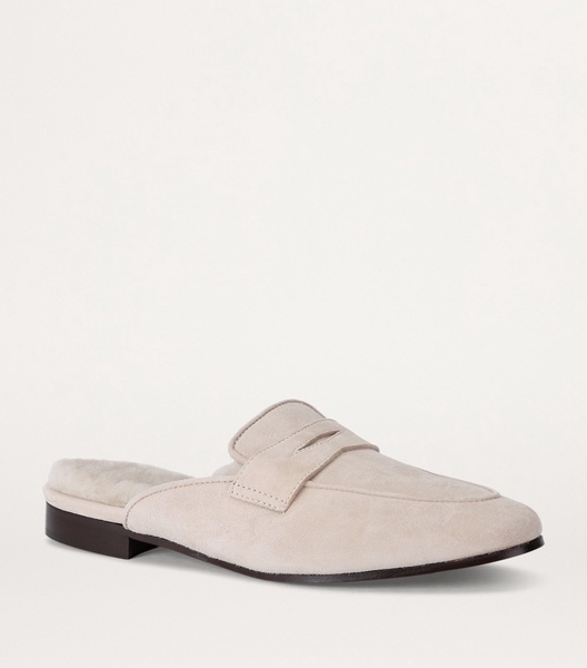 Suede Mules