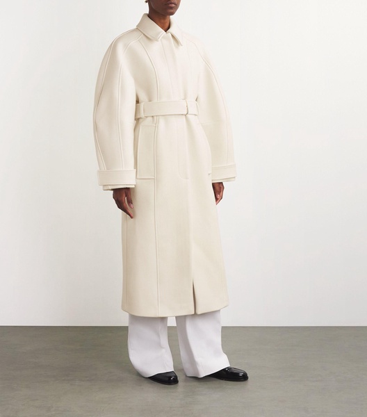 Virgin Wool Bari Trench Coat