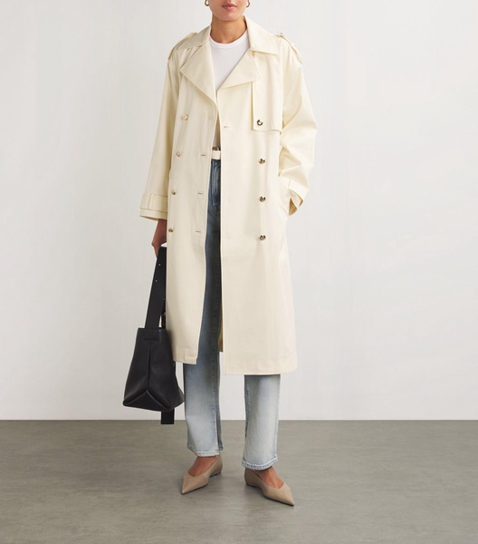 Cotton-Blend Layton Trench Coat