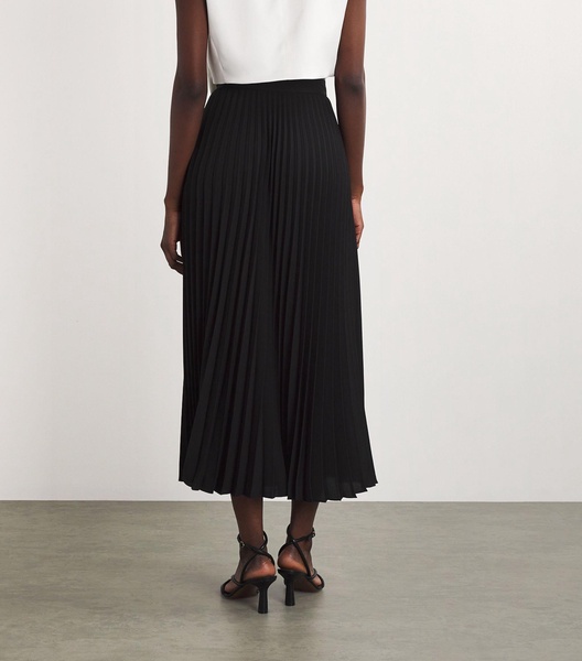 Pleated Maxi Skirt