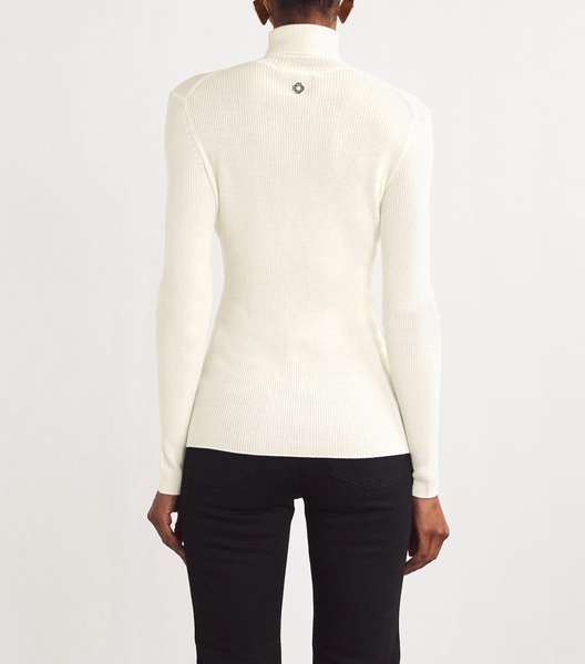 Wool-Silk Rollneck Sweater