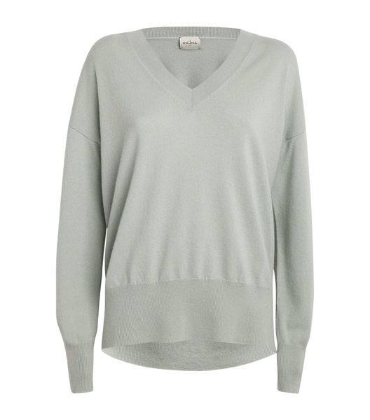 Organic Cashmere V-Neck Sweater 