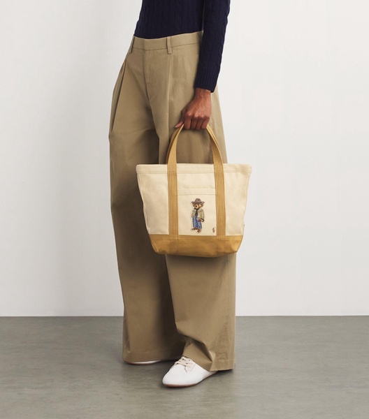 Small Polo Bear Tote Bag