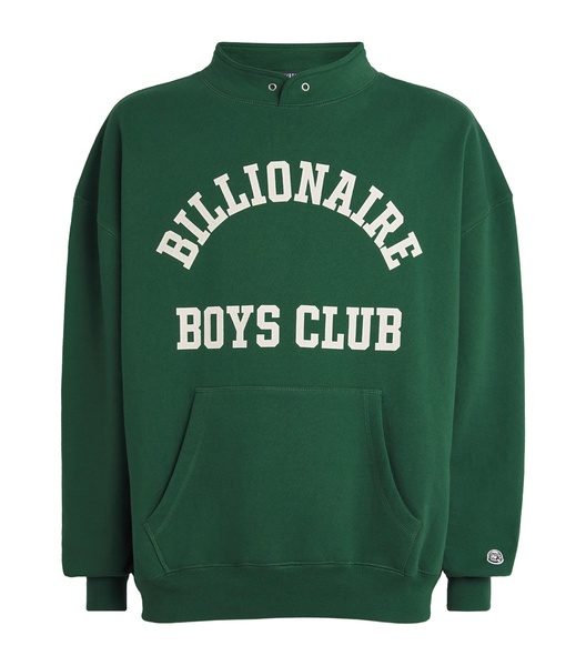 Stand-Collar Logo Sweatshirt