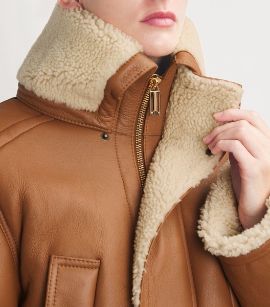 Leather-Shearling Jacket