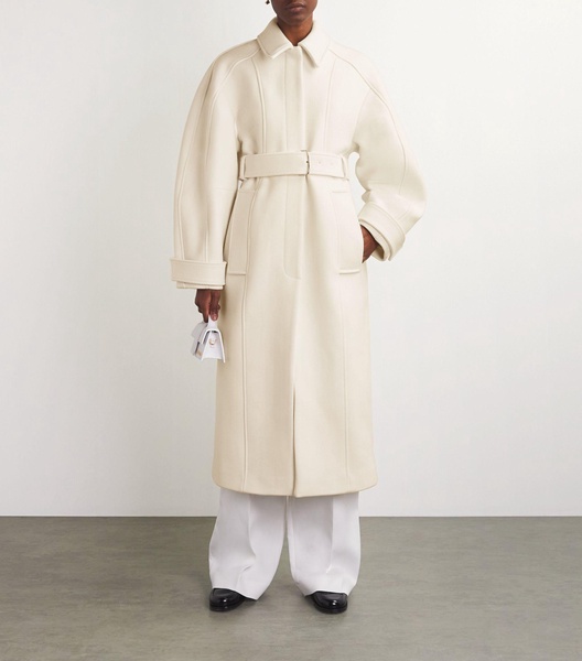 Virgin Wool Bari Trench Coat