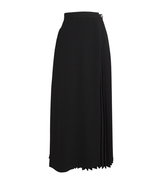 Pleated Maxi Skirt