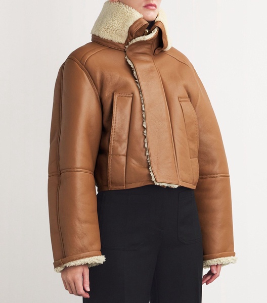 Leather-Shearling Jacket