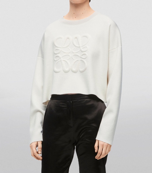 Cropped Anagram Sweater