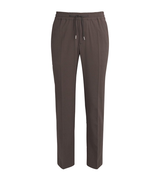 Drawstring Straight Trousers