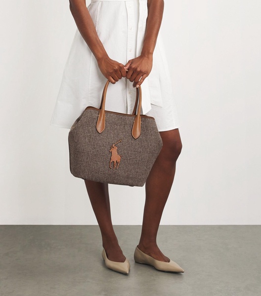 Medium Wool-Blend Bellport Tote Bag