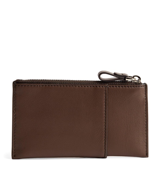 Leather Two-Tone Leather Card Holder