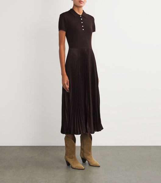 Wool-Silk-Cashmere Midi Dress