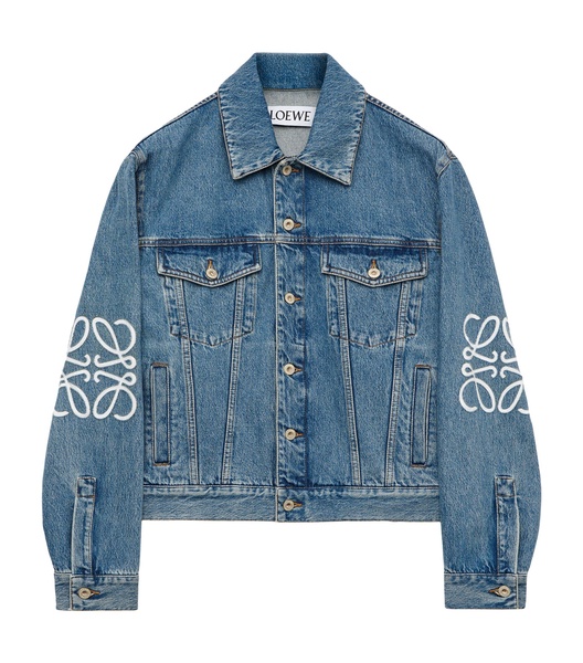 Anagram Patch Denim Jacket