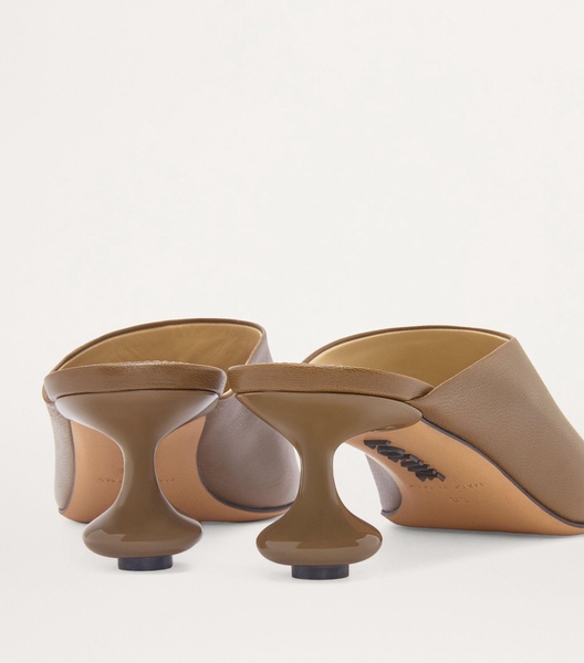 Leather Toy Mules 45