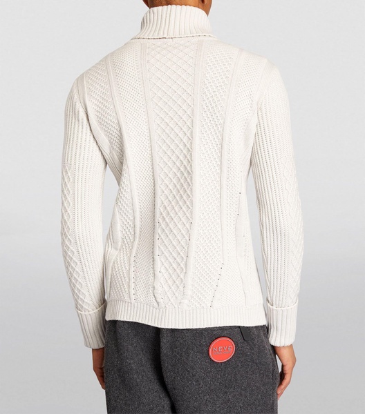 Wool-Cashmere Rollneck Sweater