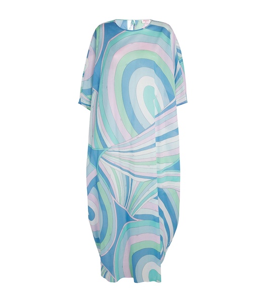 Cotton Iride Print Kaftan