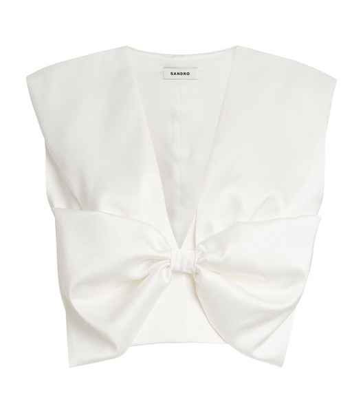 Bow-Embellished Passy Top