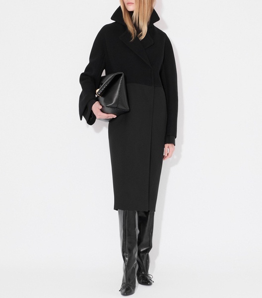 Stretch-Virgin Wool Coat 