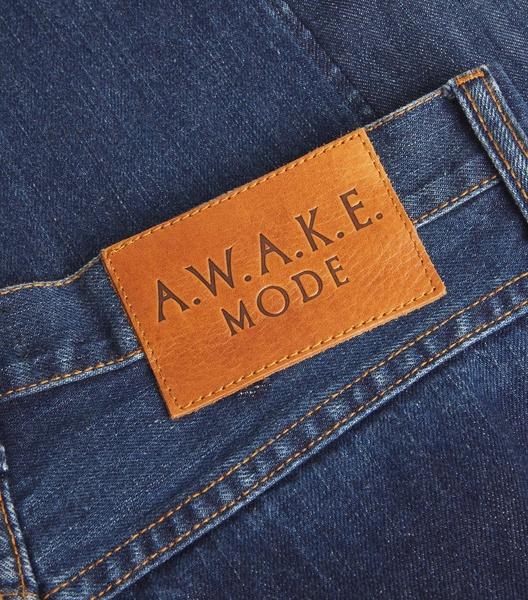 Upcycled Denim Side-Insert Jeans