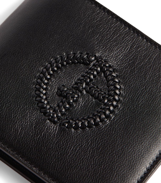 Leather Logo Bifold Wallet