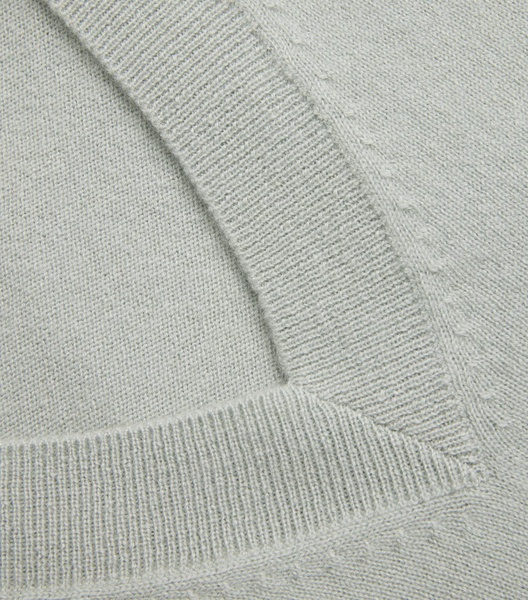 Organic Cashmere V-Neck Sweater 